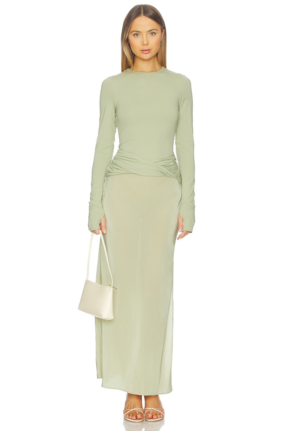 SIR. Milesi Twist Gown in Moss | REVOLVE SIR. Milesi Twist Gown in Moss | REVOLVE