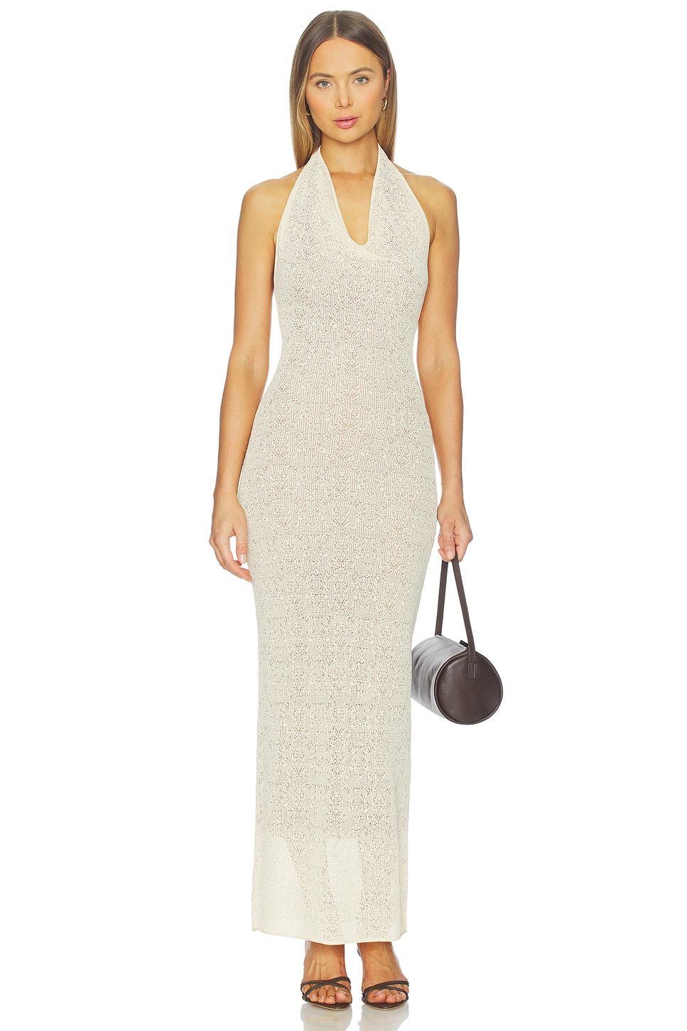 slim fit dress slacks Sir. Multicoloured Roisin Halter Midi Dress