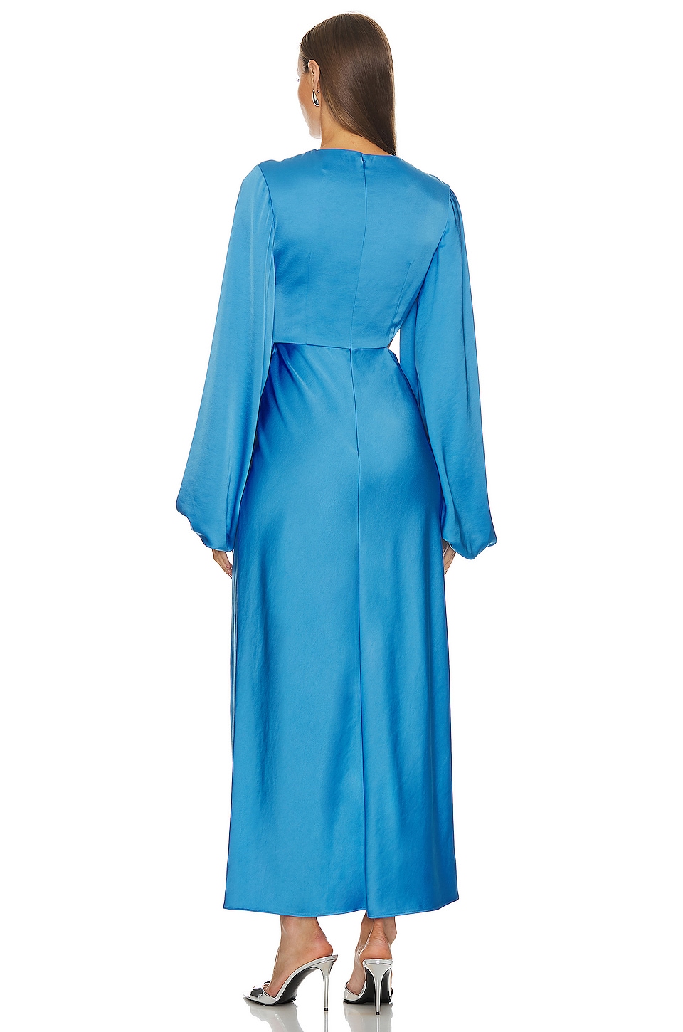 knee length dresses for ladies Milly Women's Liv Belted Pleated Dress - Blue - Size 4 main image 1