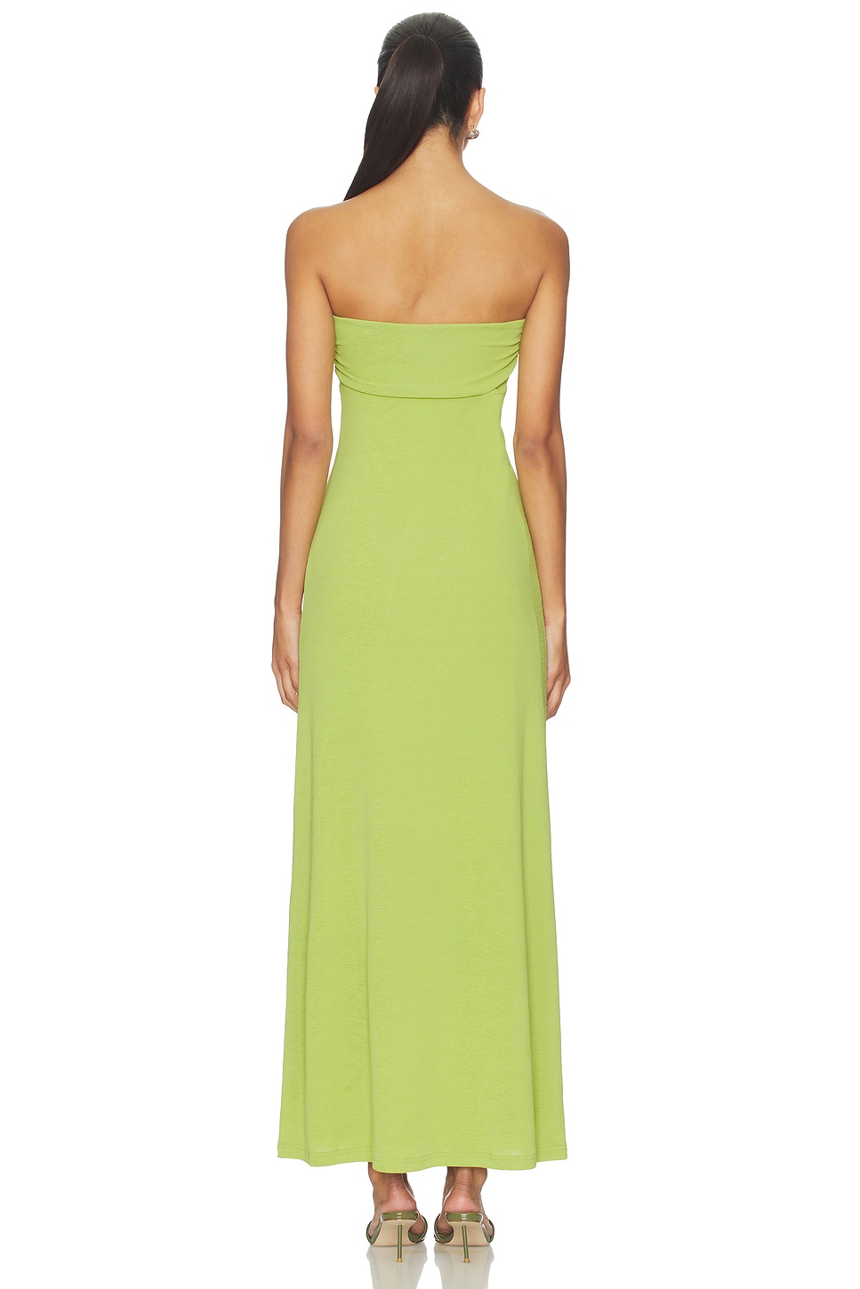 Significant Other Carrey Strapless Maxi Dress in Green