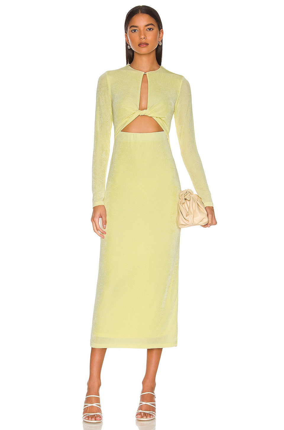 revolve lemon dress