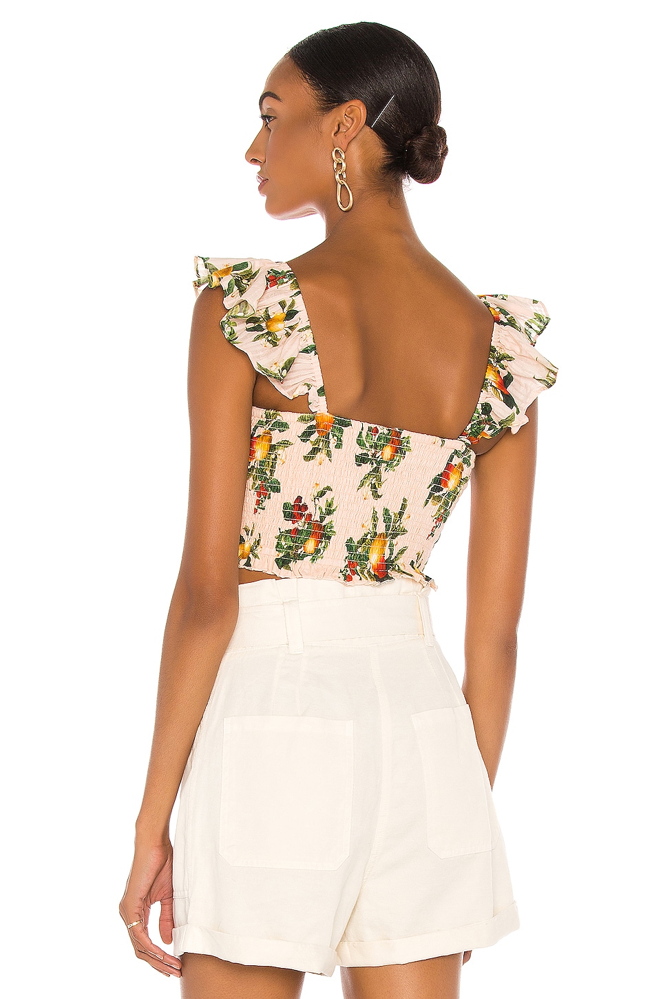 Significant Other Lily Top in Pink Orchard Print | REVOLVE