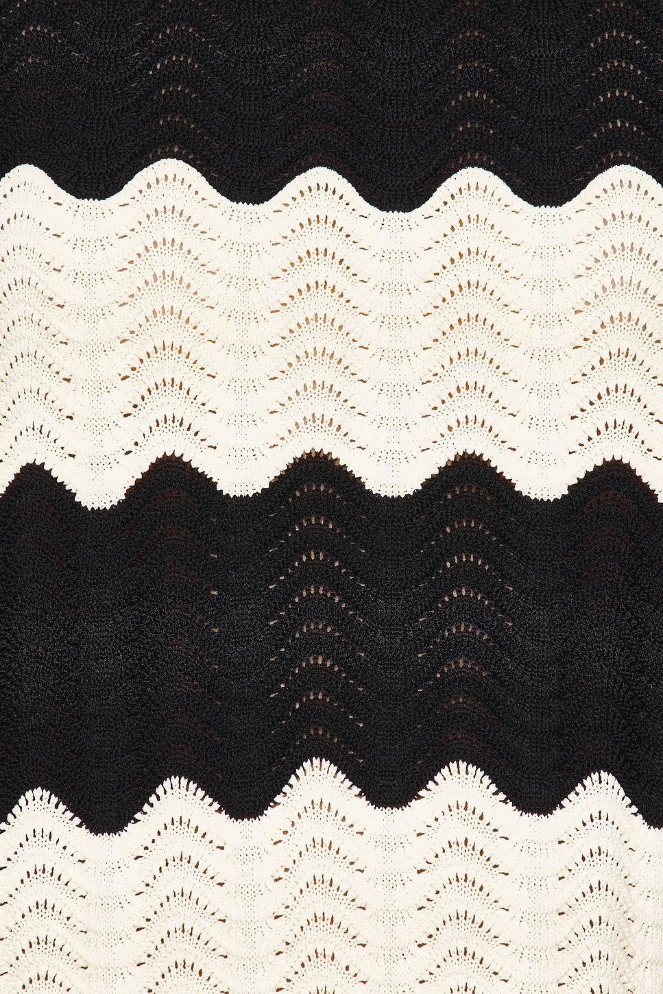 SIMONMILLER Moji Knit Mini Dress in Black & Macadamia Wave