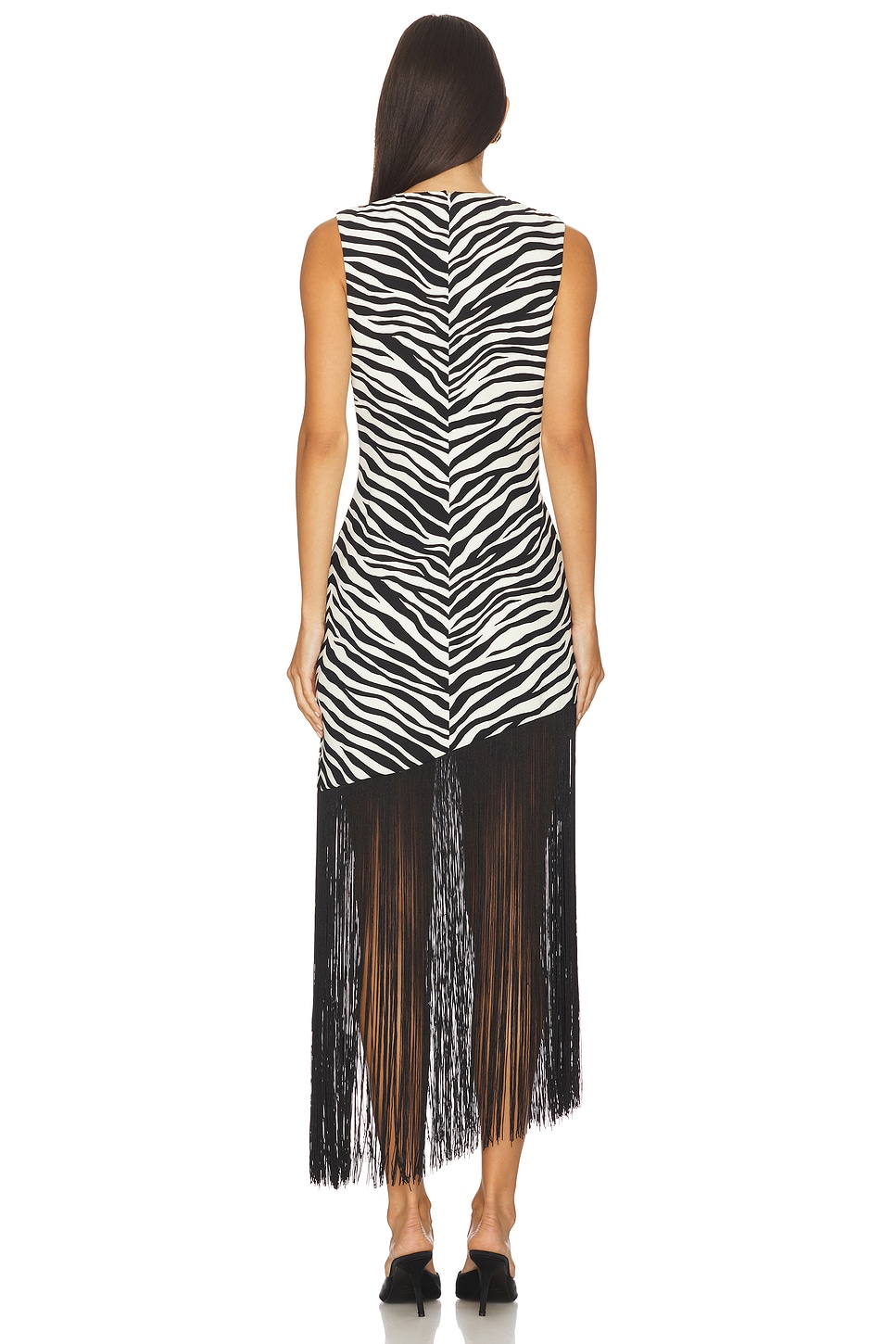 maison celon♡feather fringe cami dress maison celon feather