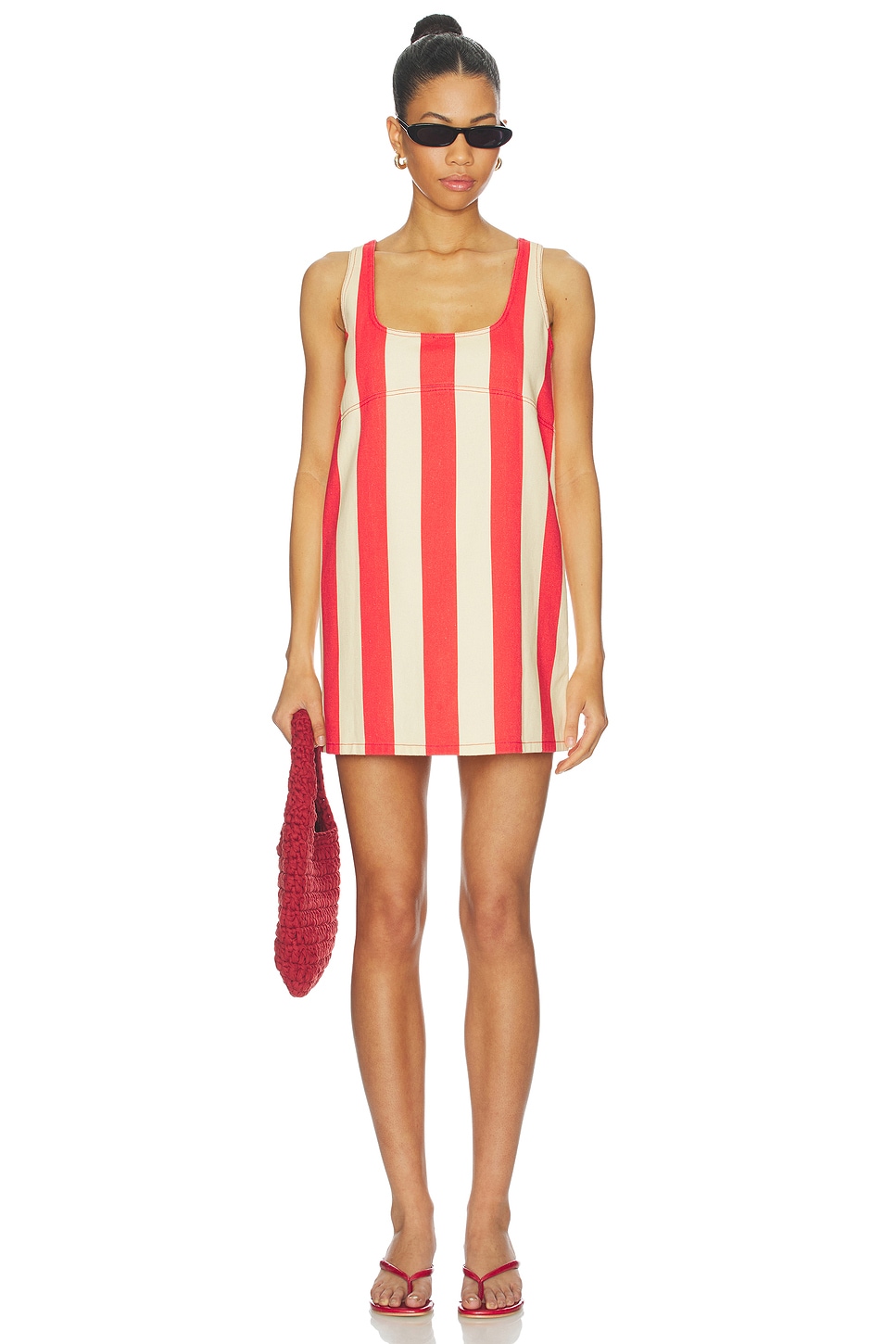 Sahara Striped Denim Dress - thumbnail 2