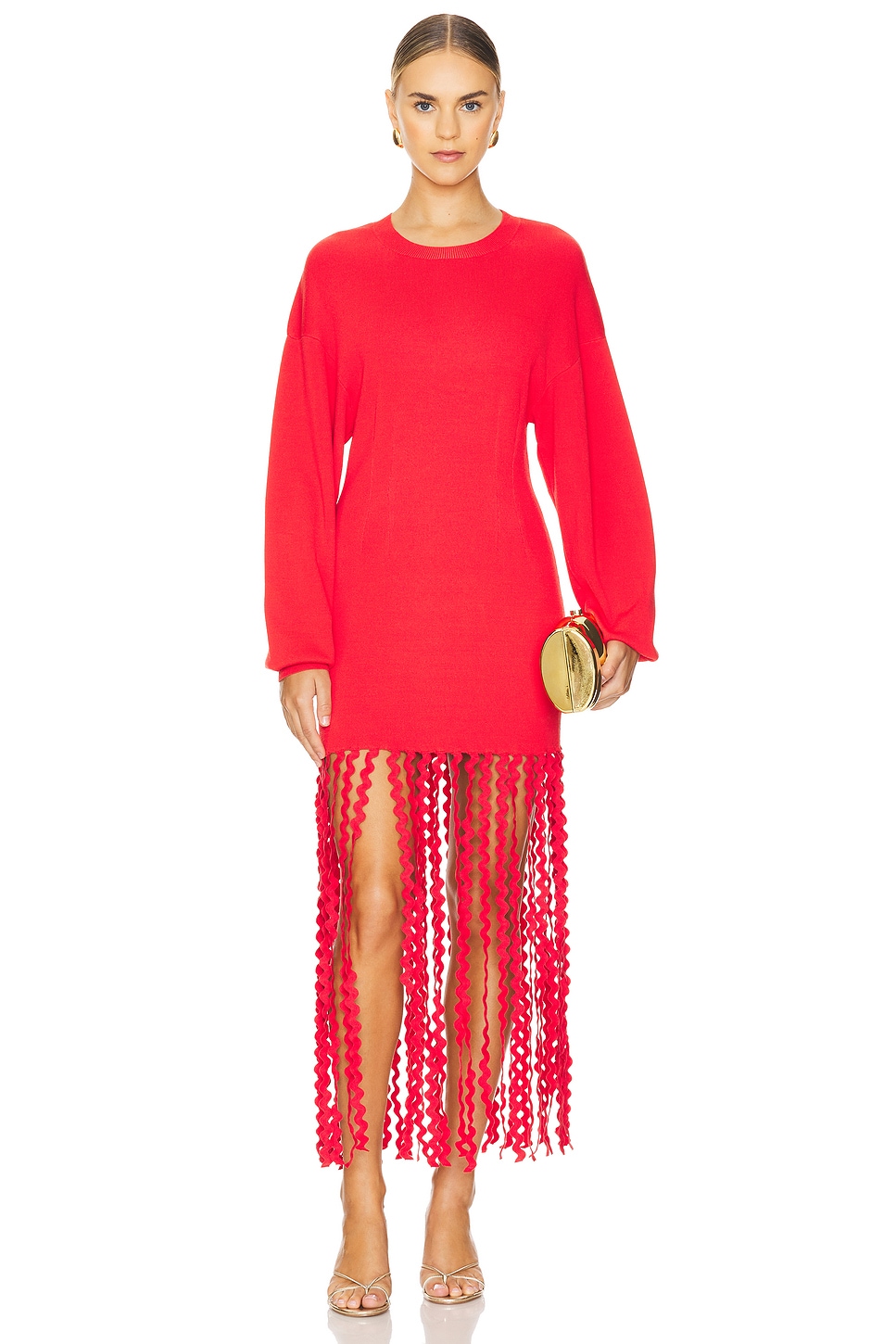 Simon Miller Wallis Knit Fringe Dress thumbnail