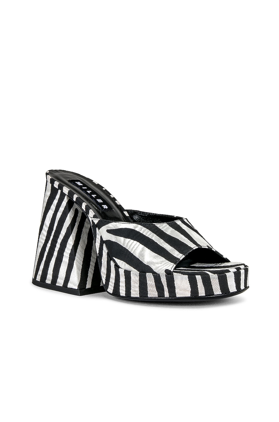 SIMONMILLER Slice Mule in Zebra Trip