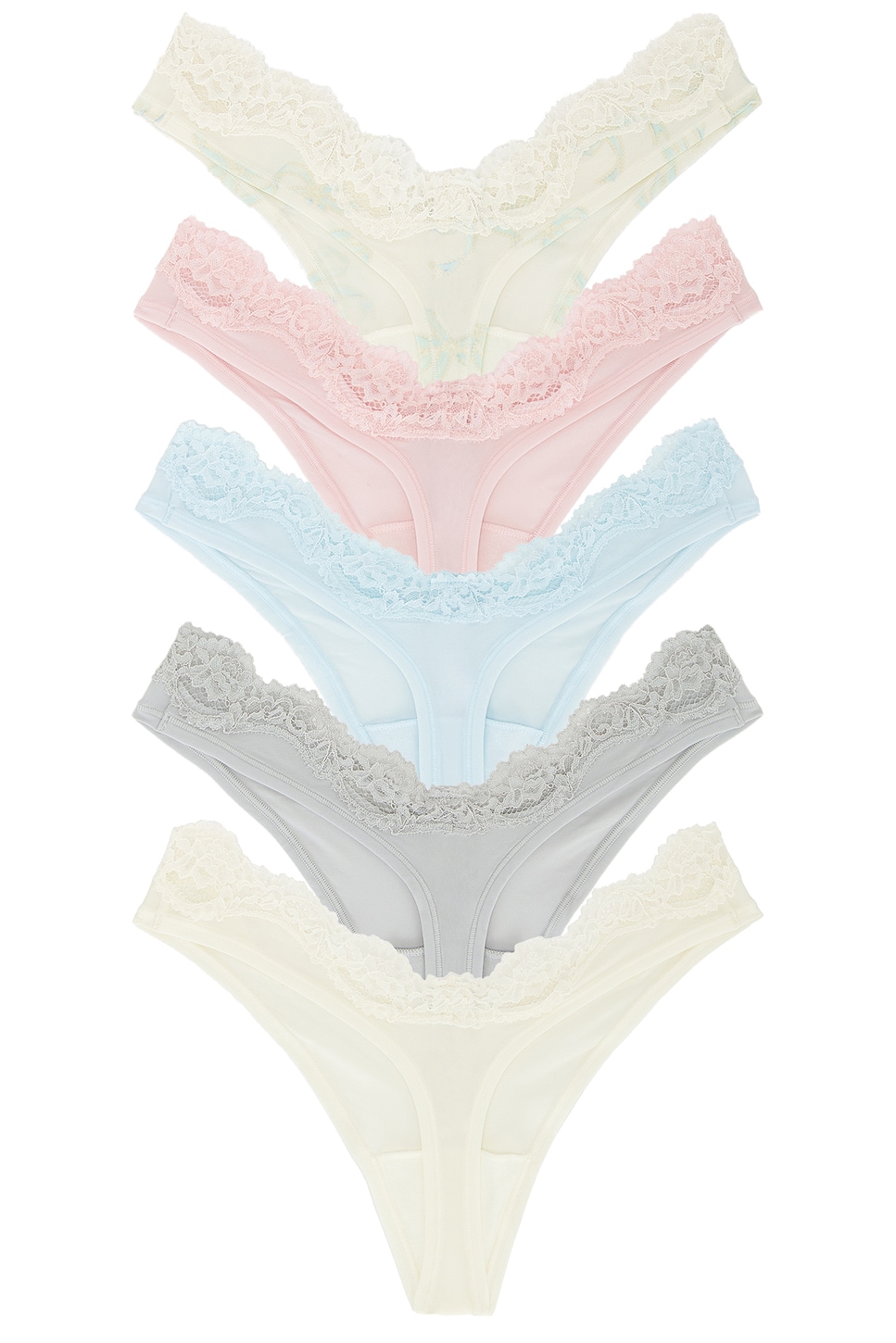 Fits Everybody Lace String Thong 5-pack - thumbnail 10