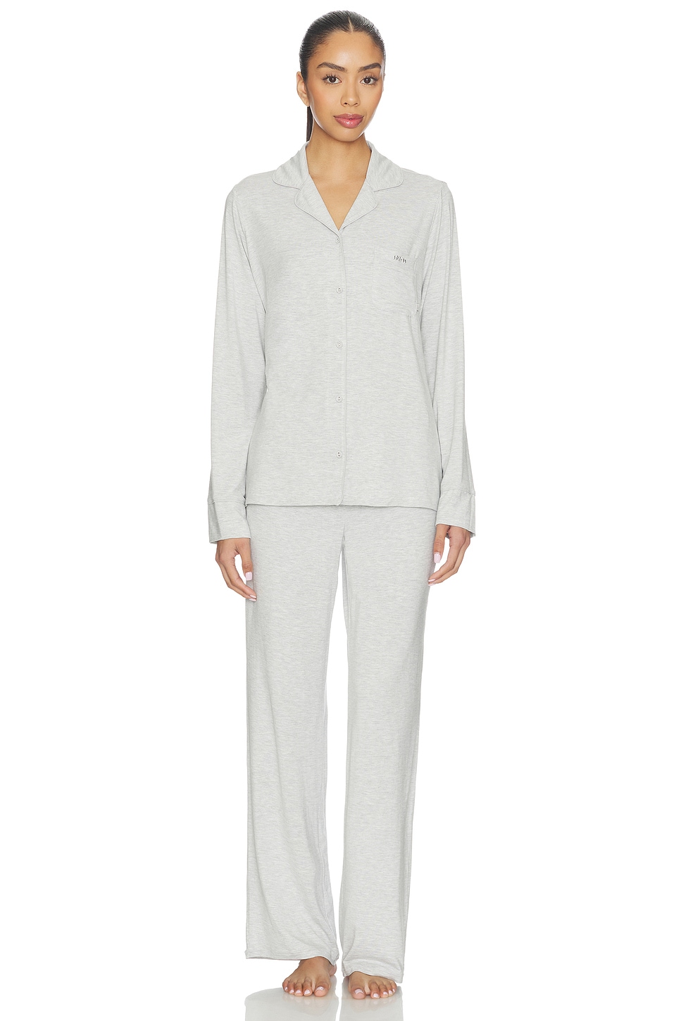 Skims Sleep Long Sleeve Button Up Sleep Set