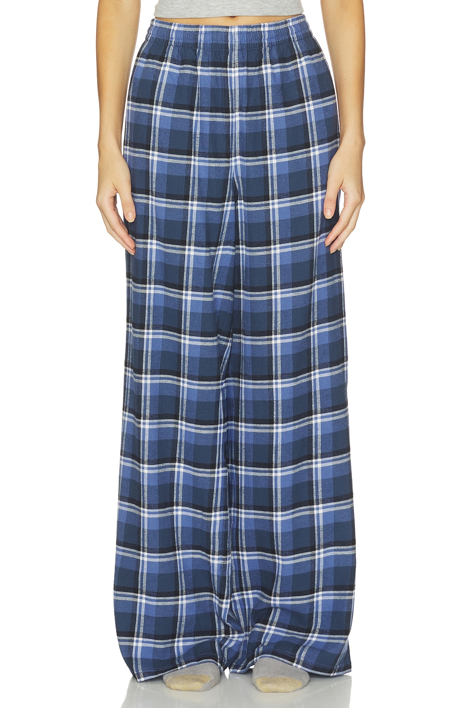 Sleep Flannel Oversized Pant