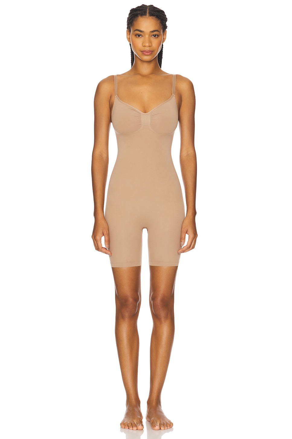 Skims Seamless Sculpt Mid Thigh Bodysuit