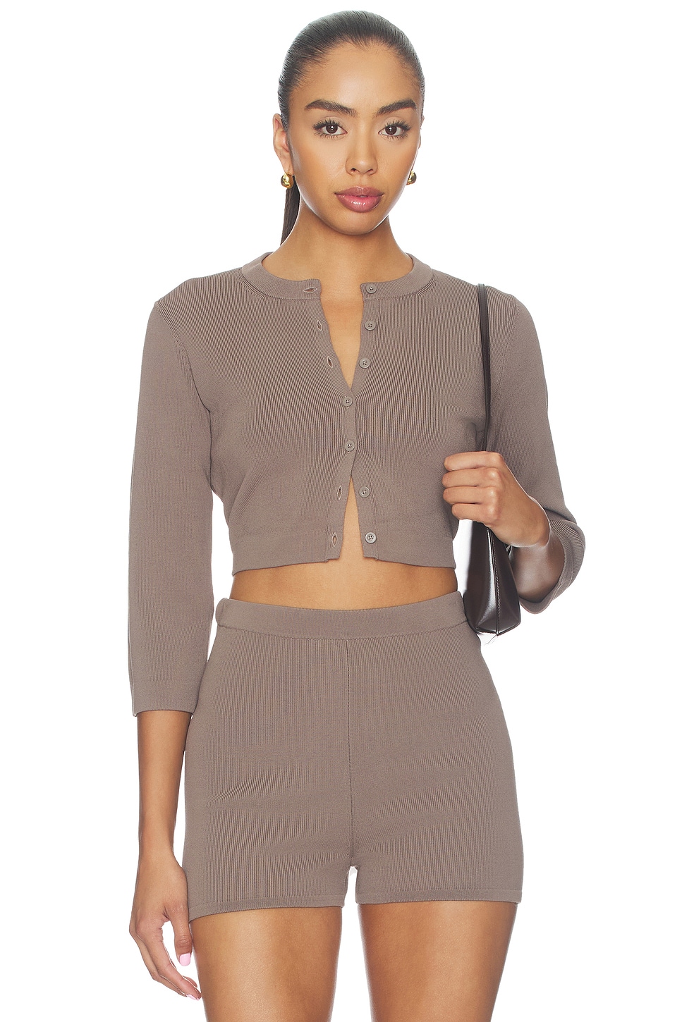 Refined Knit Crop Cardigan