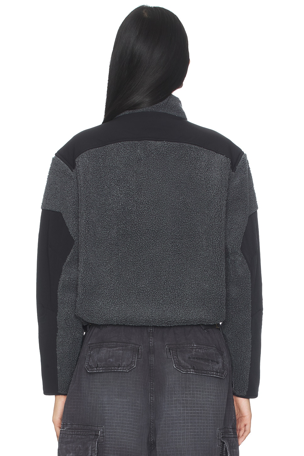 Skims Teddy Boxy Zip Up Jacket thumbnail
