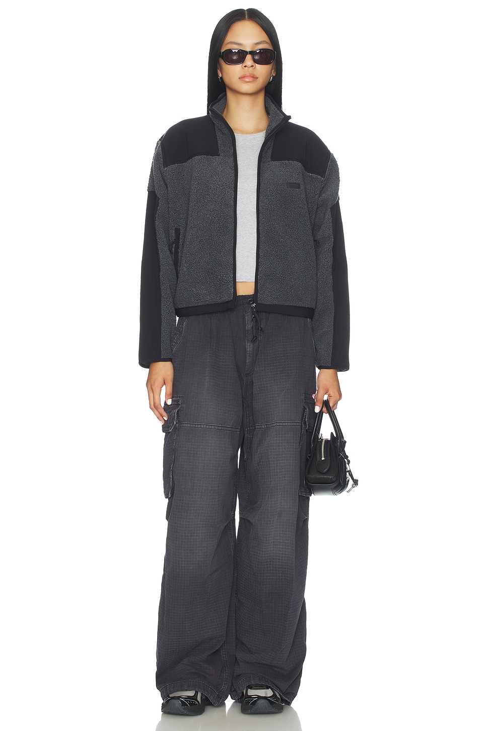 Skims Teddy Boxy Zip Up Jacket thumbnail