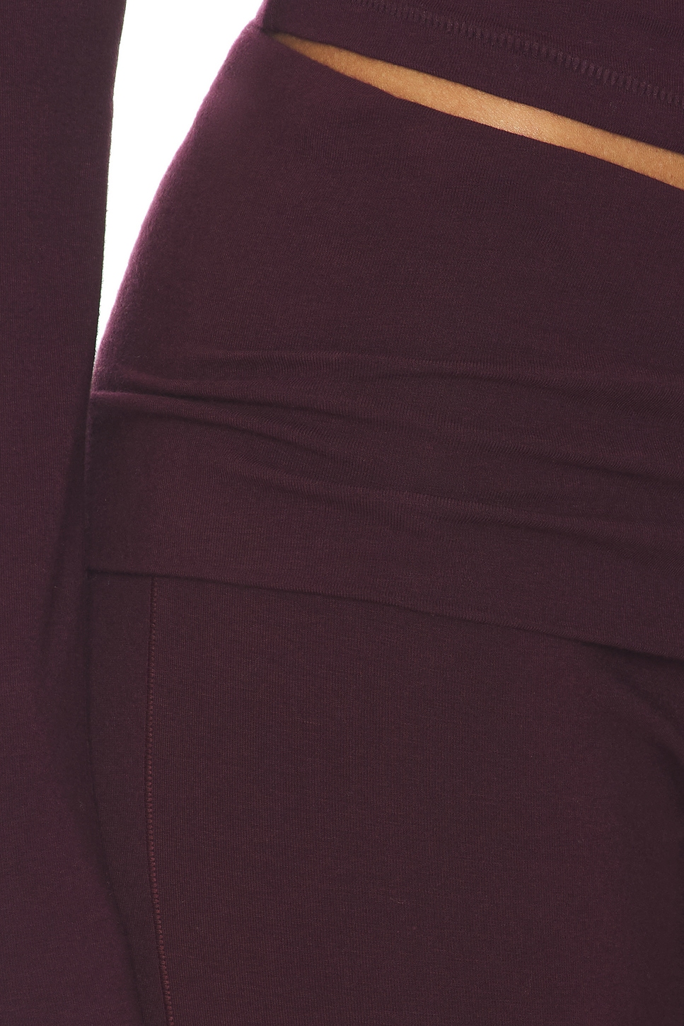 Cotton Jersey Foldover Pant