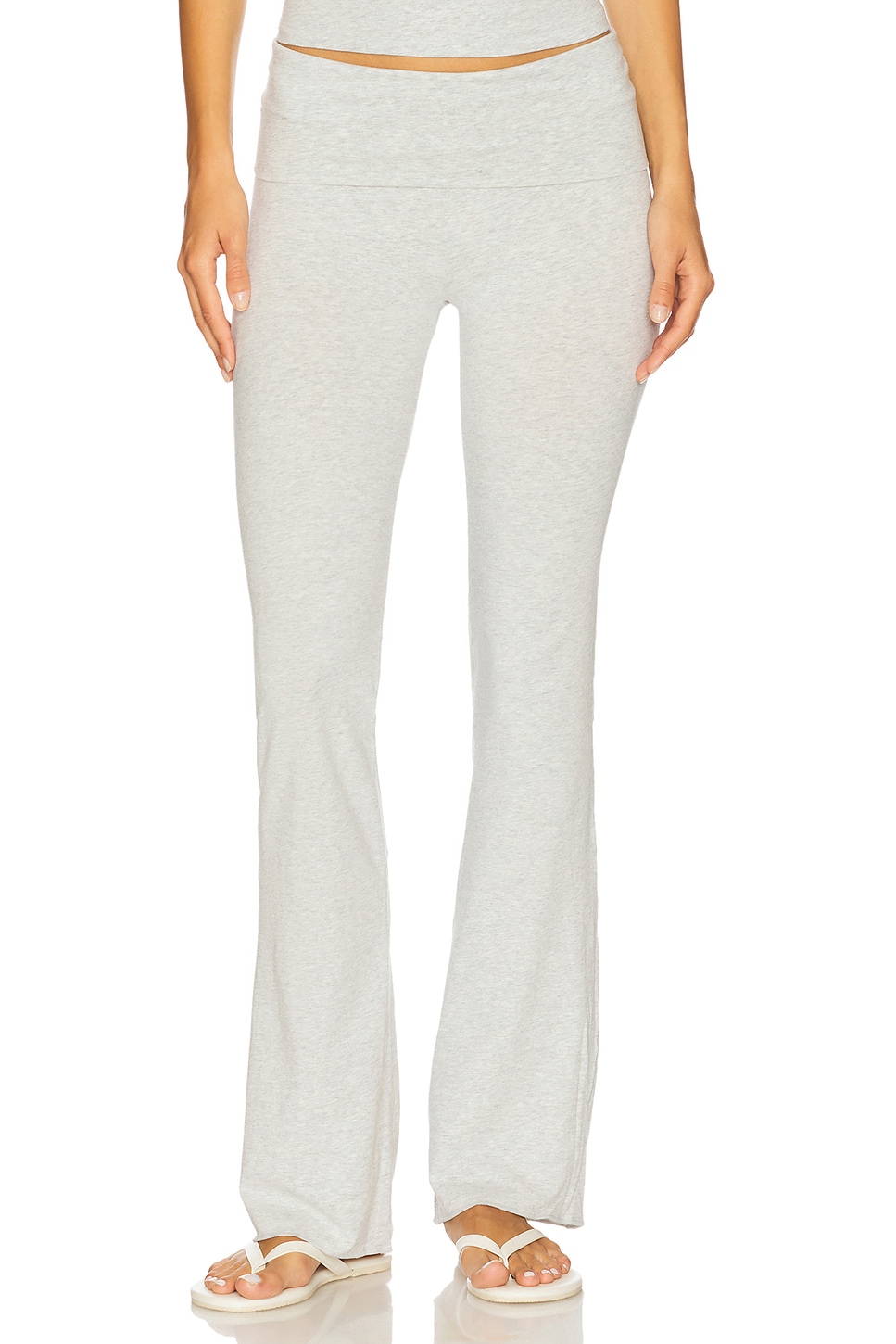 Cotton Jersey Foldover Pant