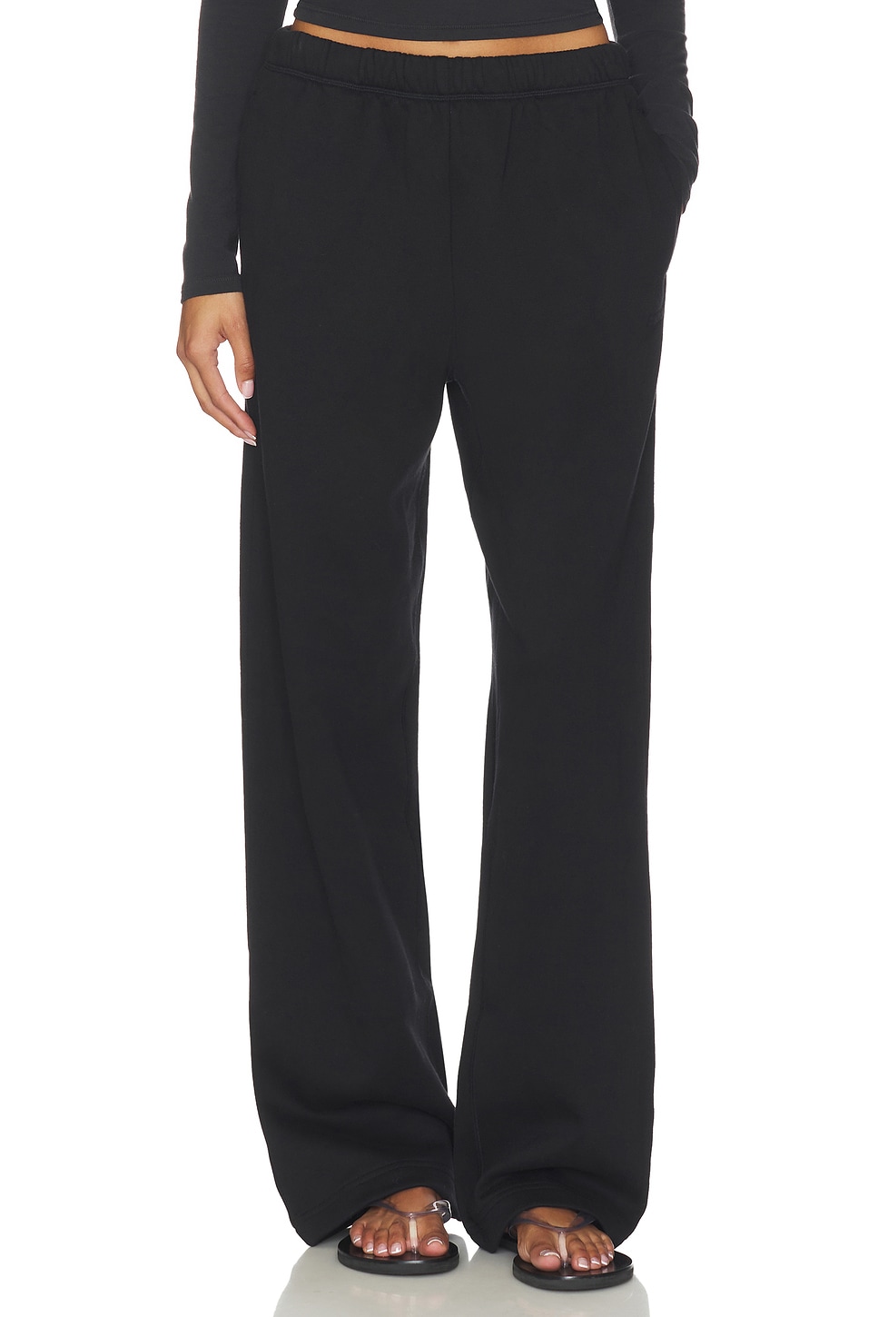 Cotton Fleece Classic Straight Leg Pant