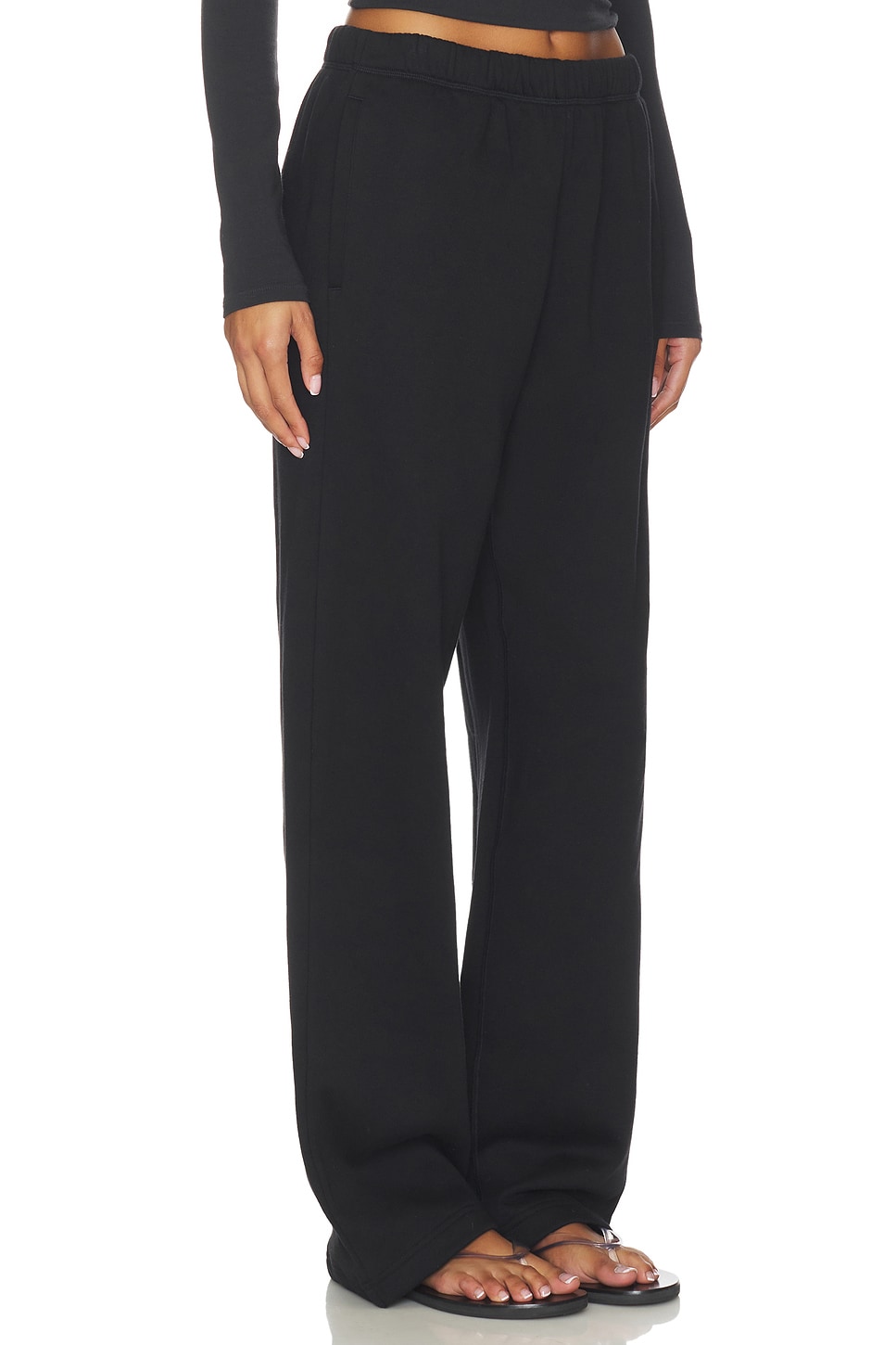Cotton Fleece Classic Straight Leg Pant