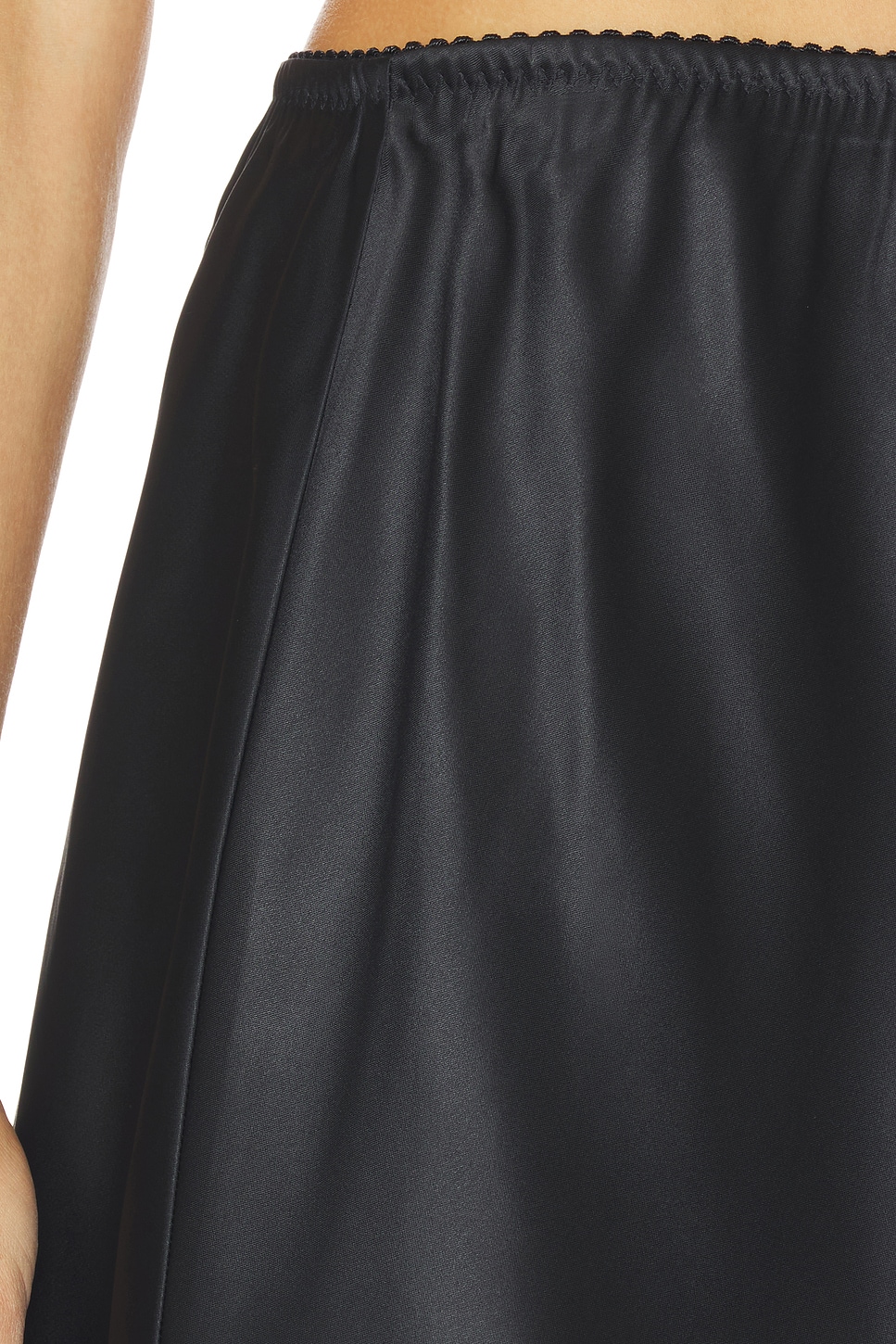 Heavyweight Satin Mini Skirt