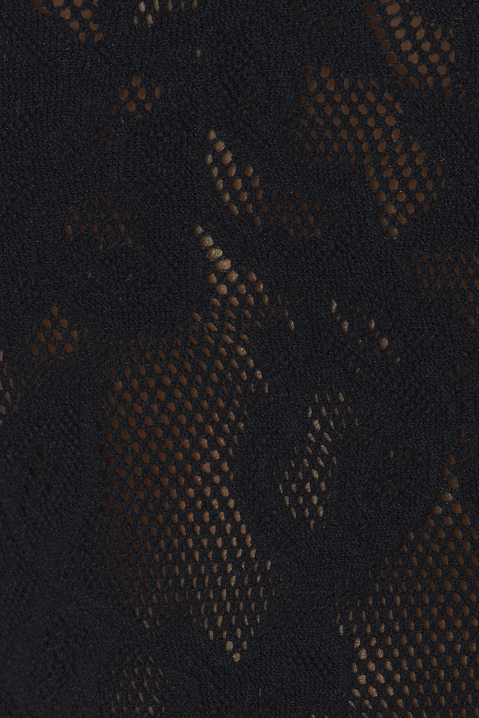 Knit Lace Long Sleeve Boat Neck