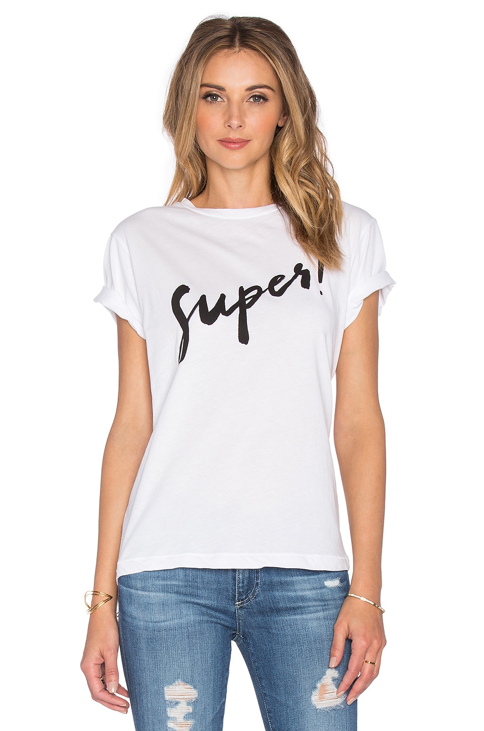 Sincerely Jules Super Tee in White | REVOLVE