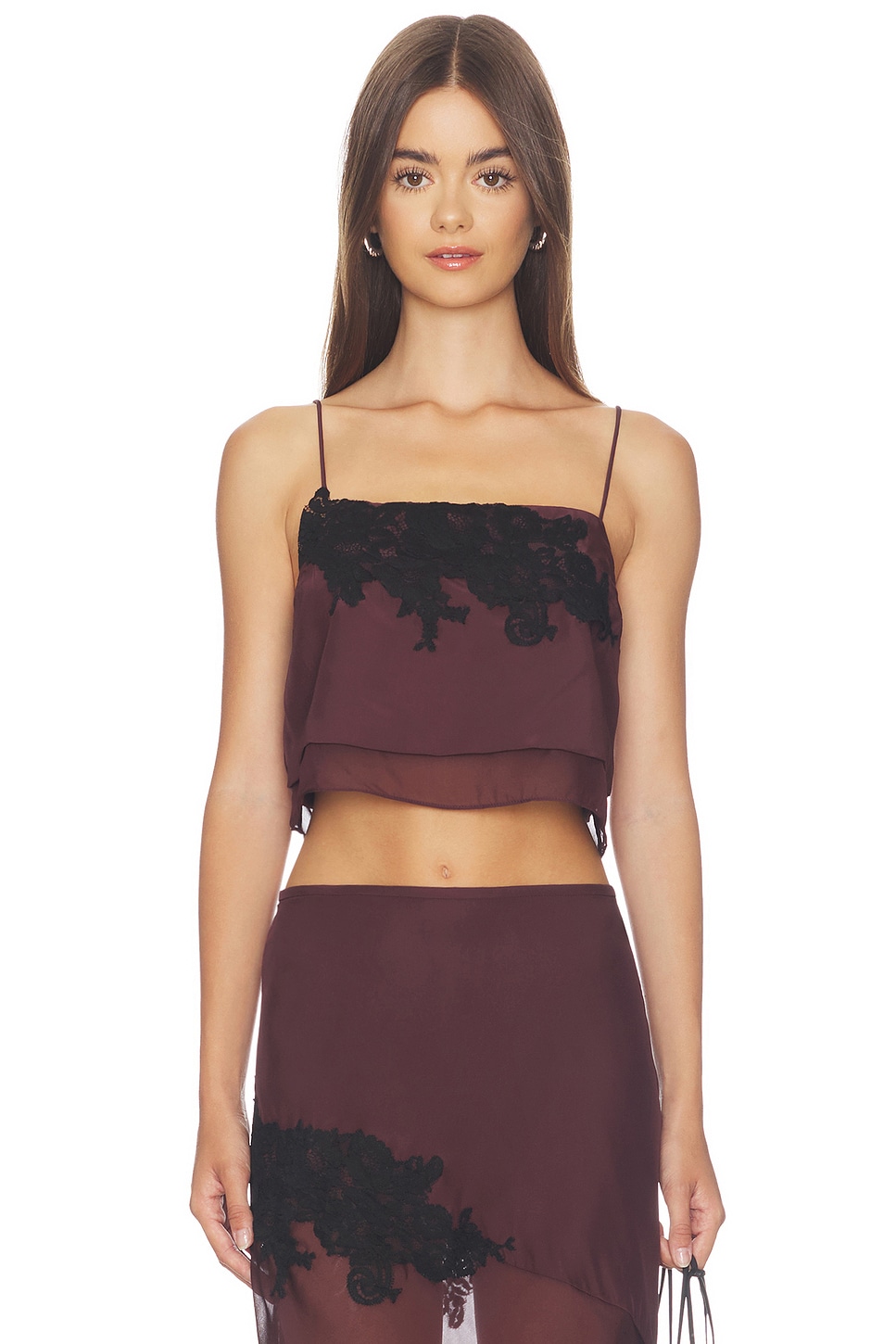 Noria Cropped Cami Top - thumbnail 2