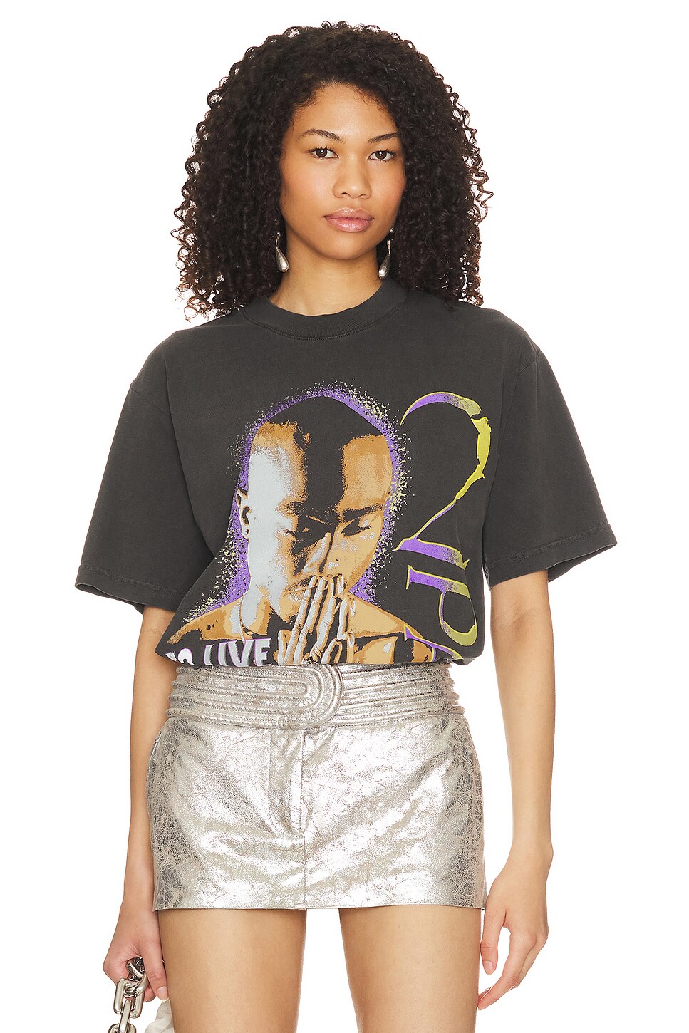 SIXTHREESEVEN 2pac To Live and Die in LA T-shirt
