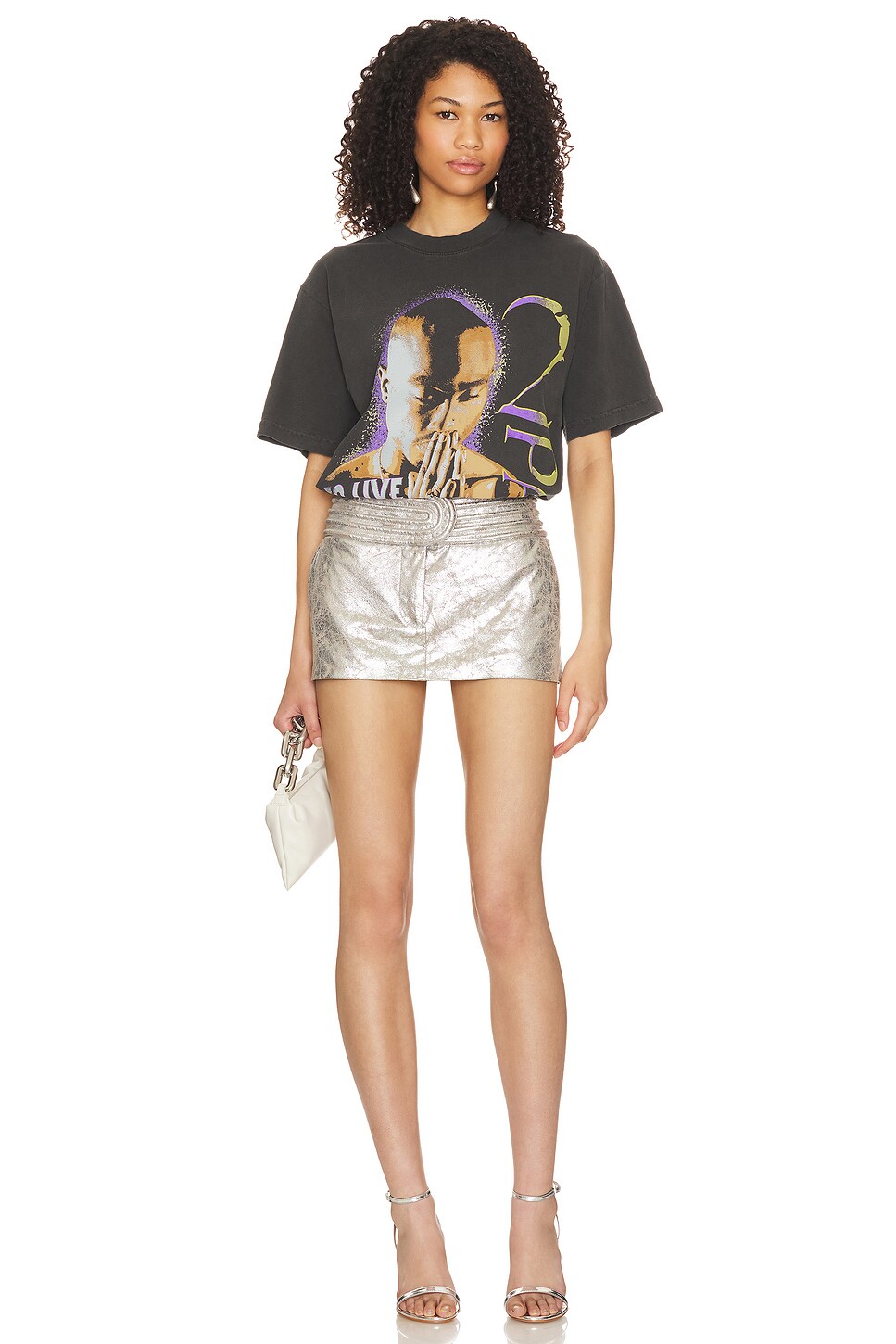 SIXTHREESEVEN 2pac To Live and Die in LA T-shirt