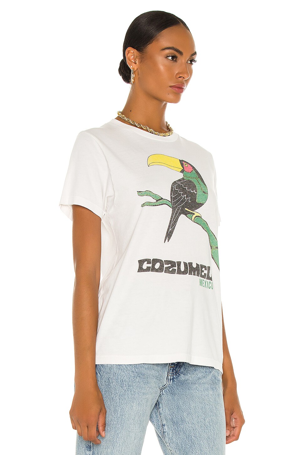SIXTHREESEVEN Vintage Graphic Tee in Cozumel
