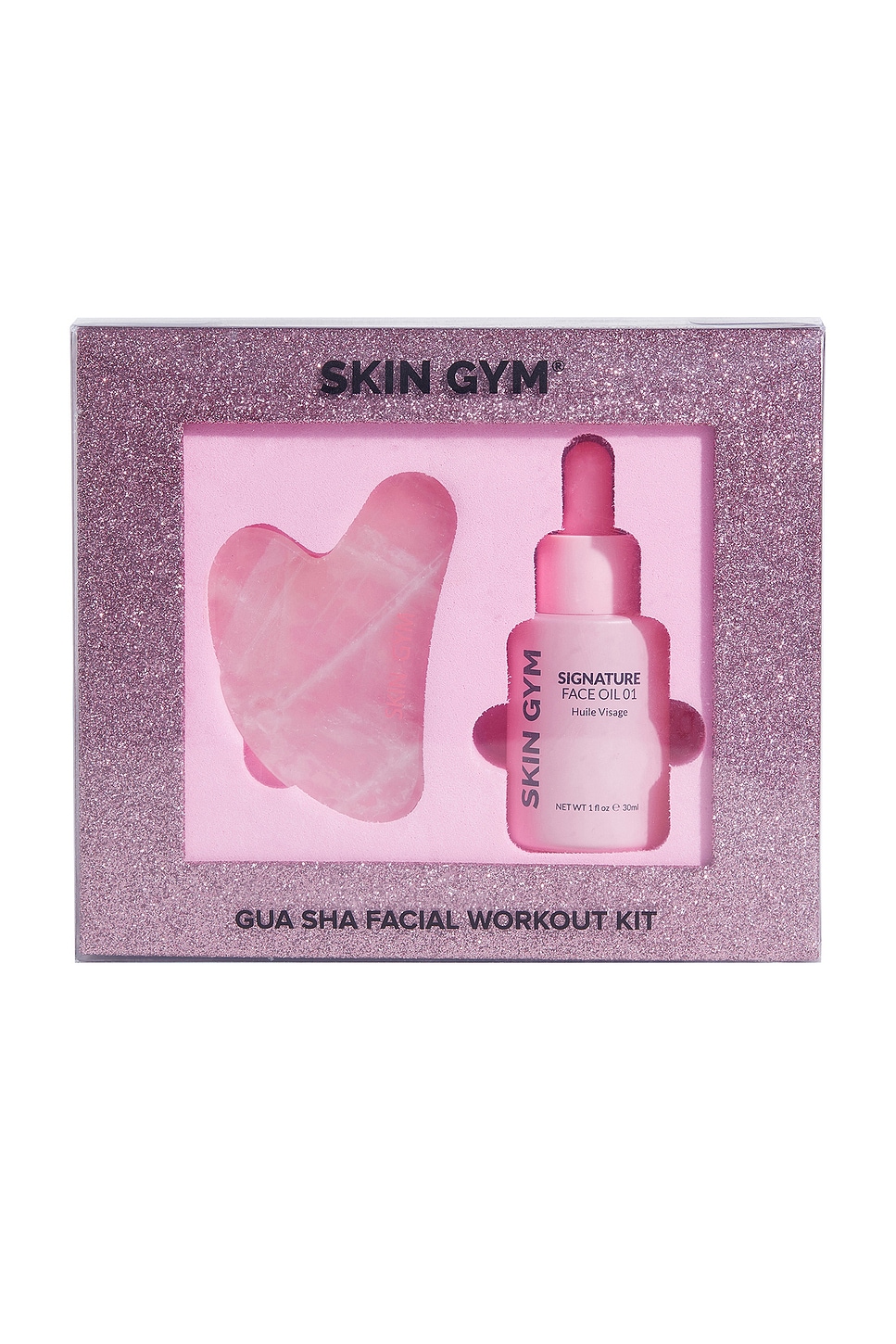 Skin Gym Facial Workout Kit Gua Sha And Signature Face Oil REVOLVE