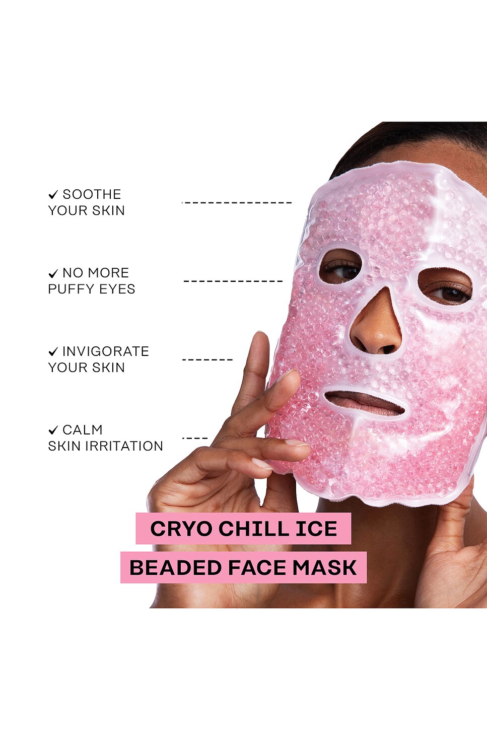 MASCARA FACIAL HOT & COLD BEADED FACE MASK
