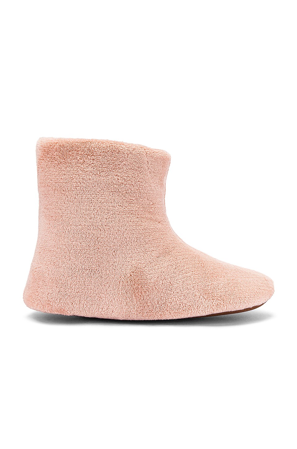 skin plush bootie slippers