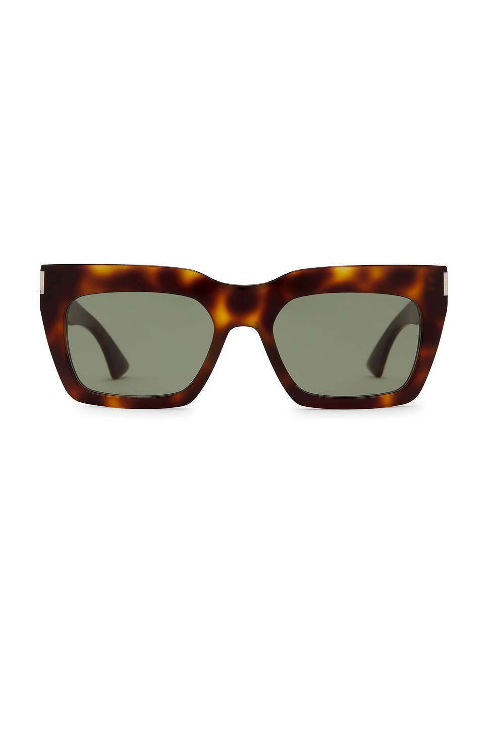 Saint Laurent Womens Square/Rectangle sunglasses, havana green Amazon.com: Saint Laurent Square/Rectangle Sunglasses Havana  main image 4