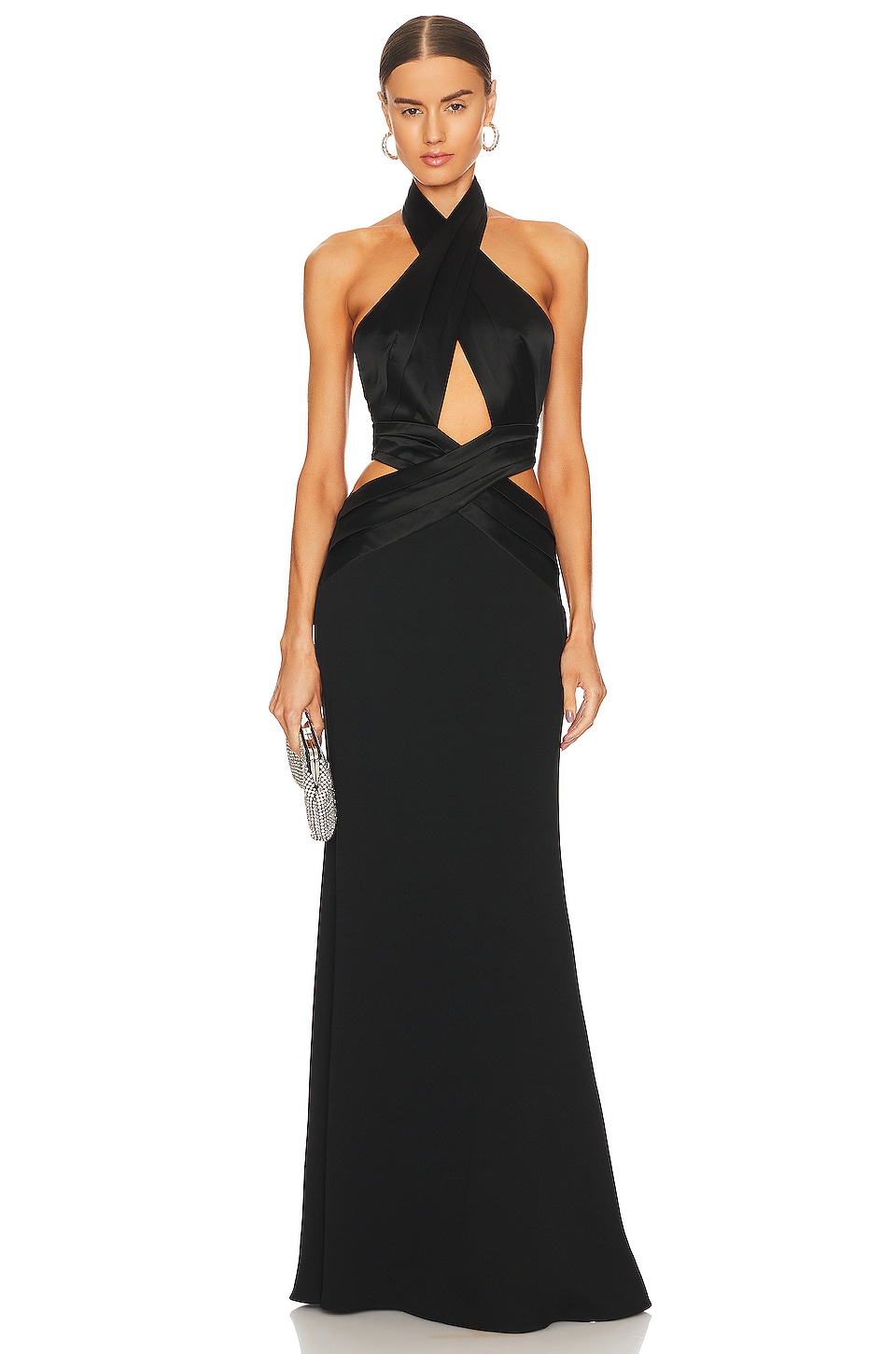 SAU LEE Petra Dress in Black | REVOLVE