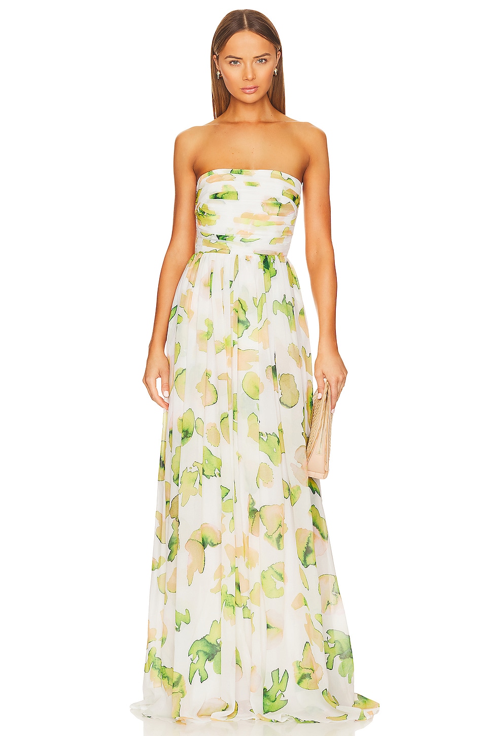 SAU LEE Camille Dress in White Multi | REVOLVE