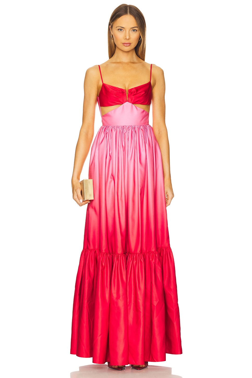 SAU LEE Nova Gown in Pink Ombre | REVOLVE