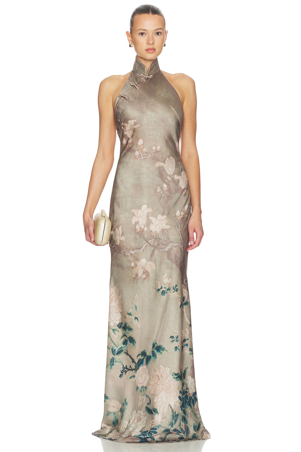 Gillian Satin Dress - thumbnail 2