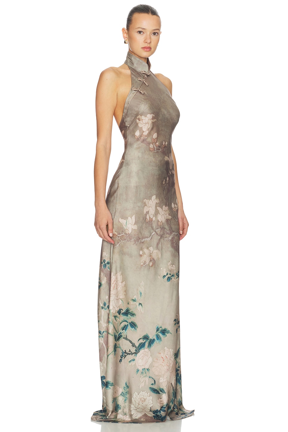 Gillian Satin Dress - thumbnail 3
