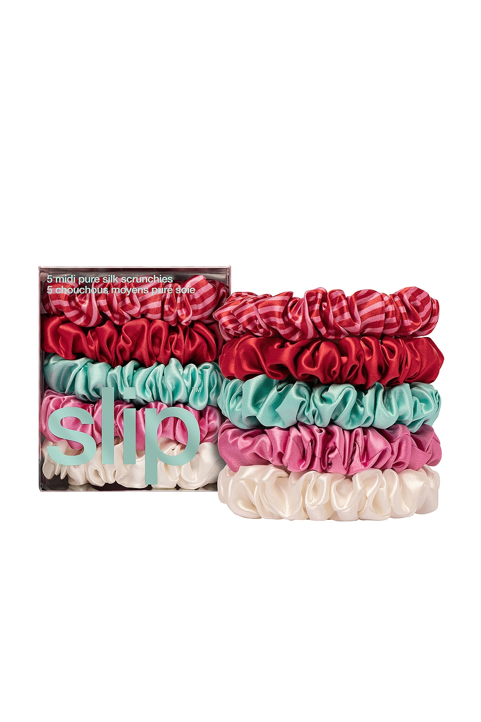 Midi Scrunchies Set Of 5 - thumbnail 2