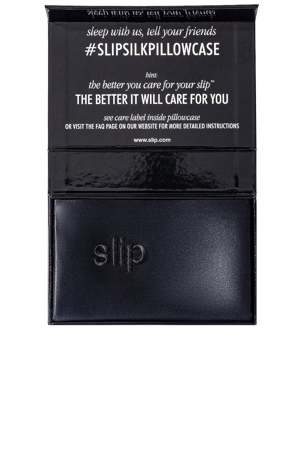 Shop Slip Queen/standard Pure Silk Pillowcase In Black