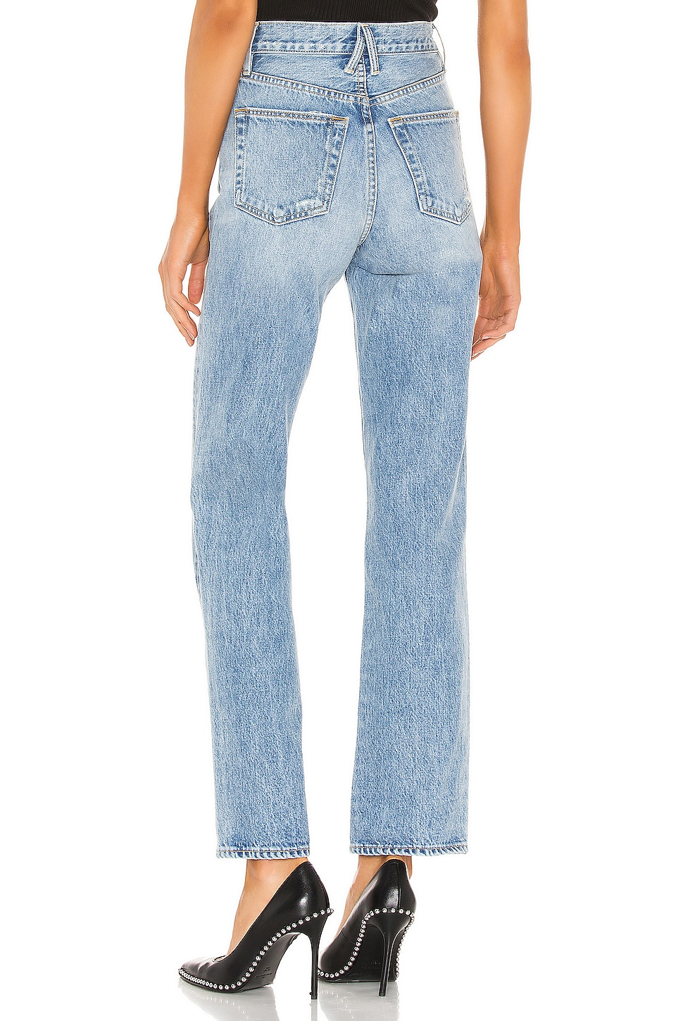 SLVRLAKE London High Rise Straight Jeans thumbnail