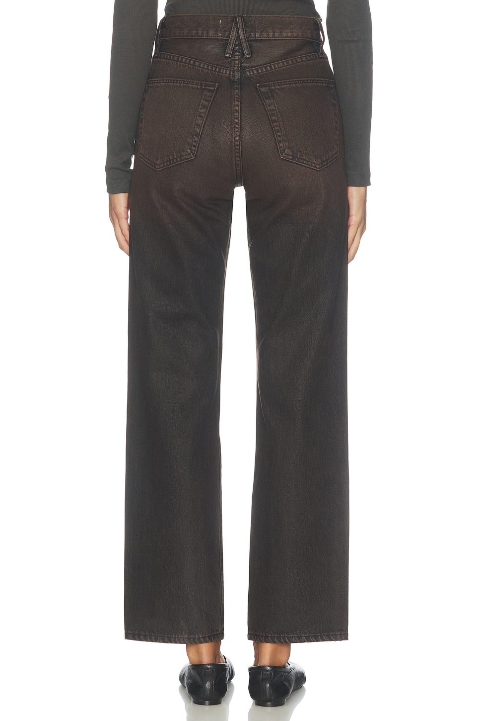 SLVRLAKE London Straight Leg Jean