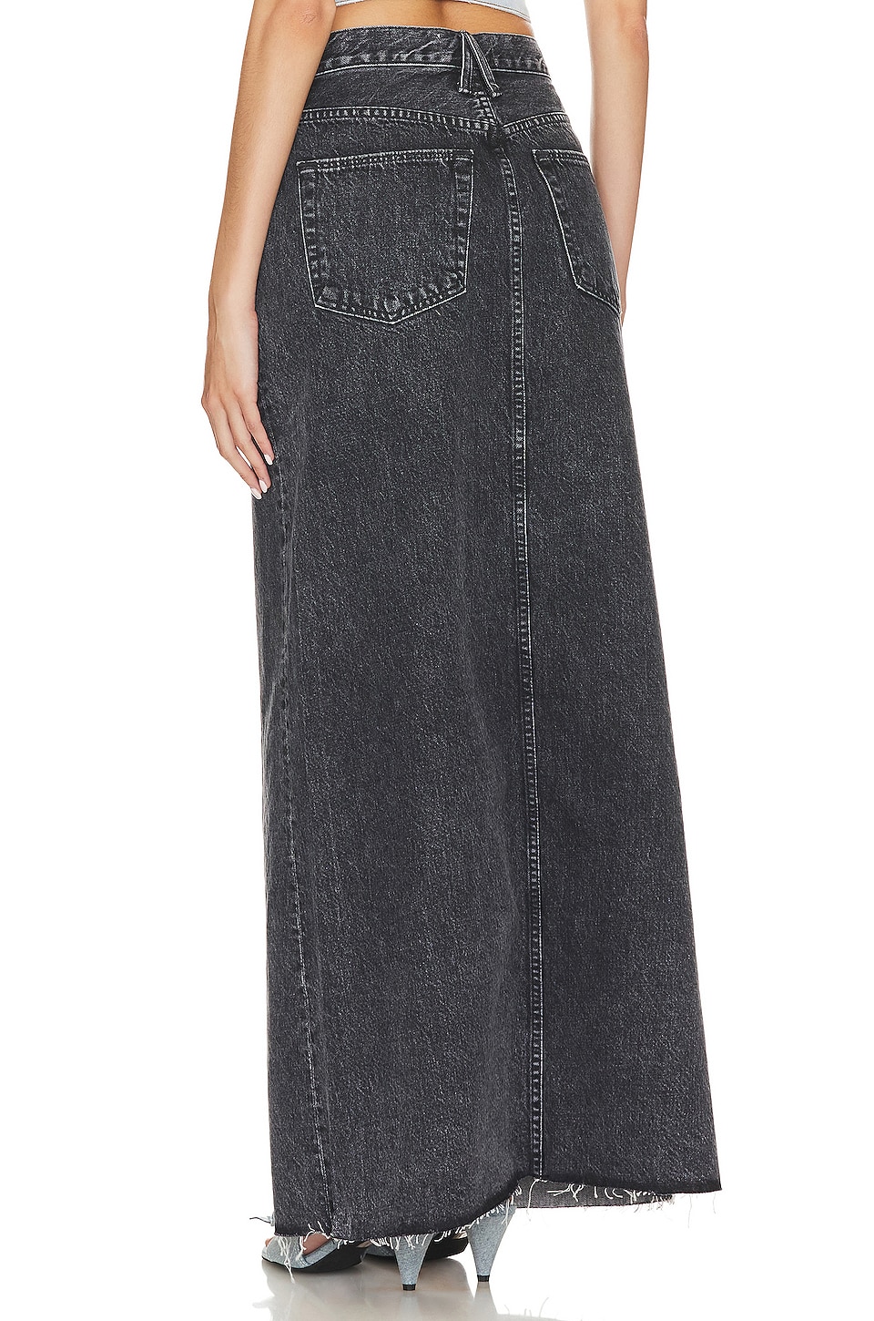 SLVRLAKE Dallas Double Yoke Maxi Skirt thumbnail