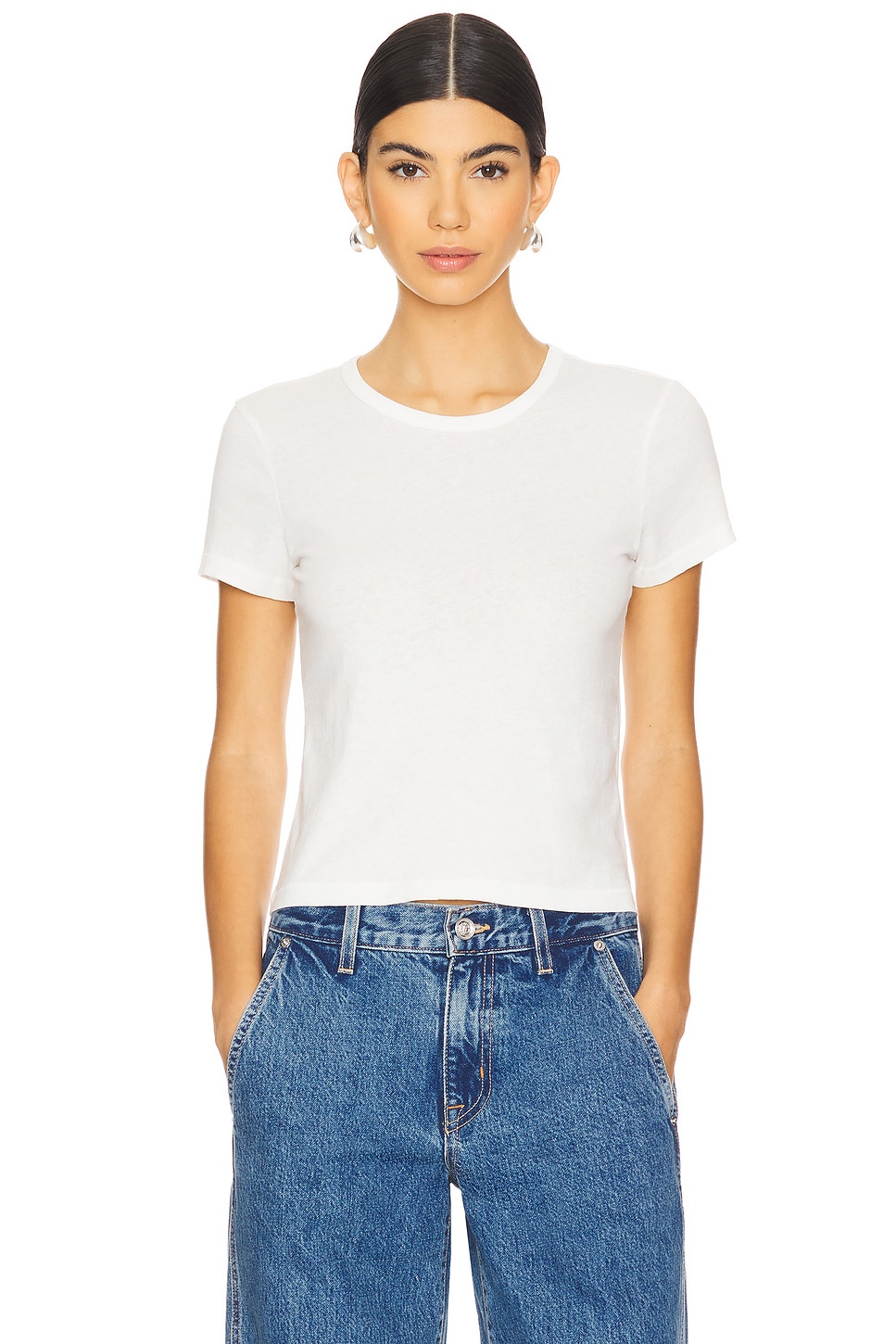 SLVRLAKE Baby Tee in Natural White | REVOLVE SLVRLAKE Baby Tee in Natural White | REVOLVE