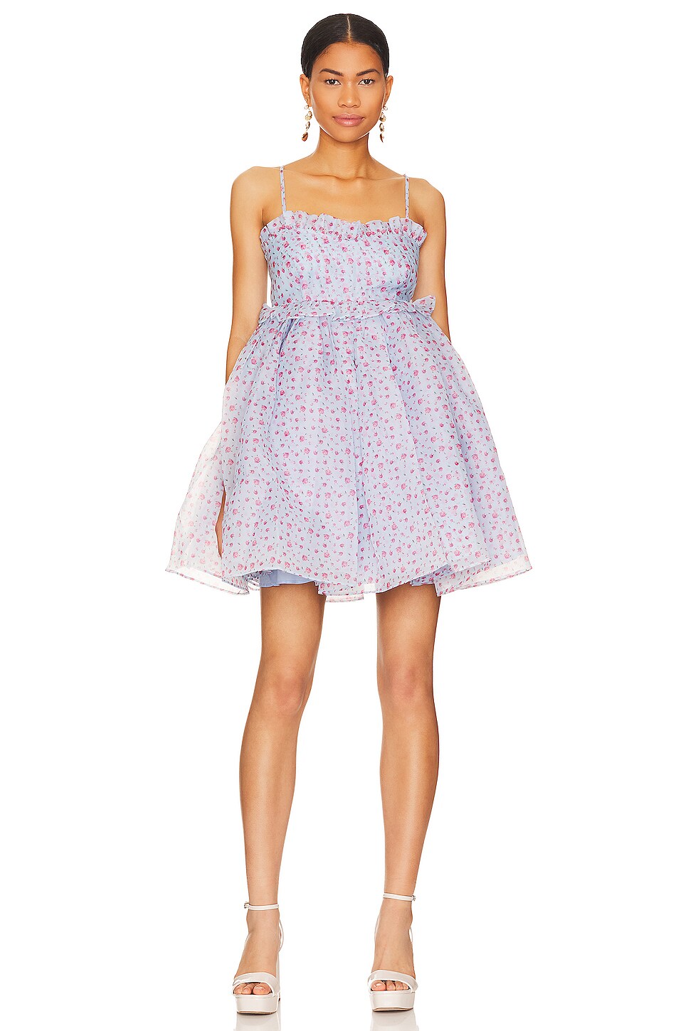 DR4497 – Sepia Rose Smocked Dress