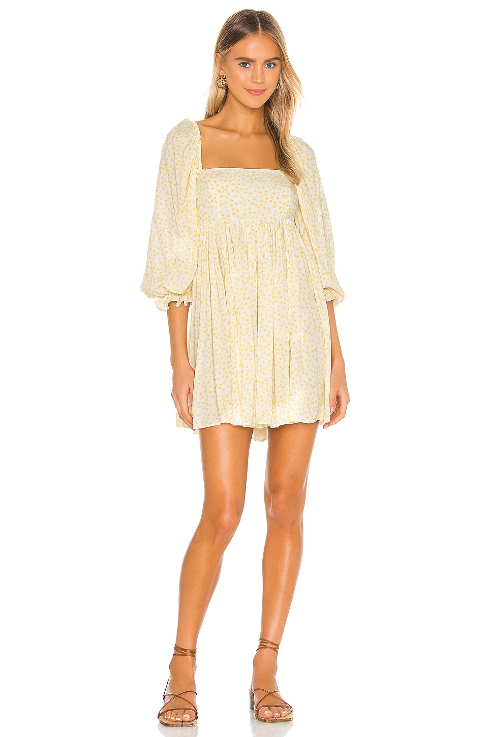 Selkie The Puff Dress in Buttercup | REVOLVE