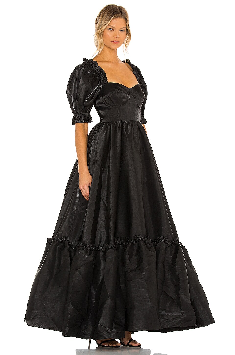 Selkie X REVOLVE Ritz Gown in Black Swan