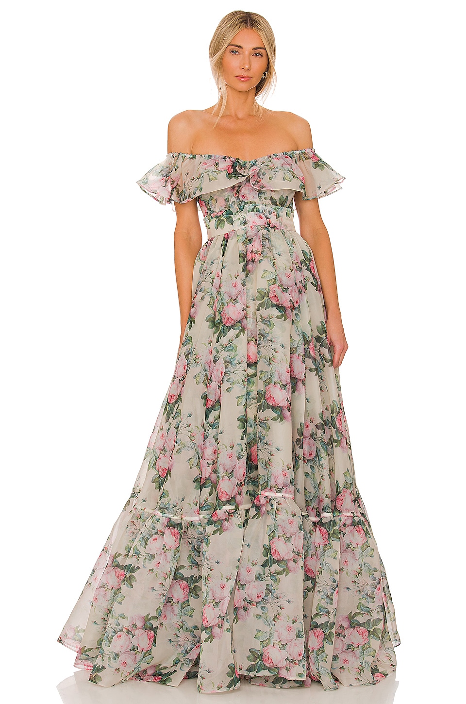 Long floral maxi dress from Selkie