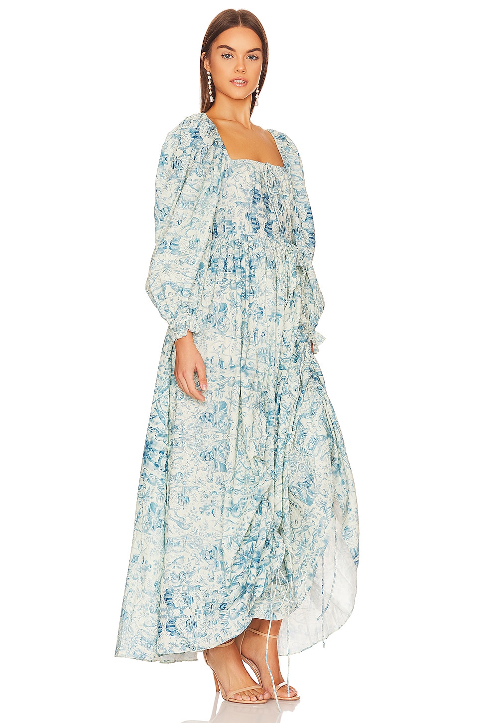 Selkie The Romantics Dress in Porcelain