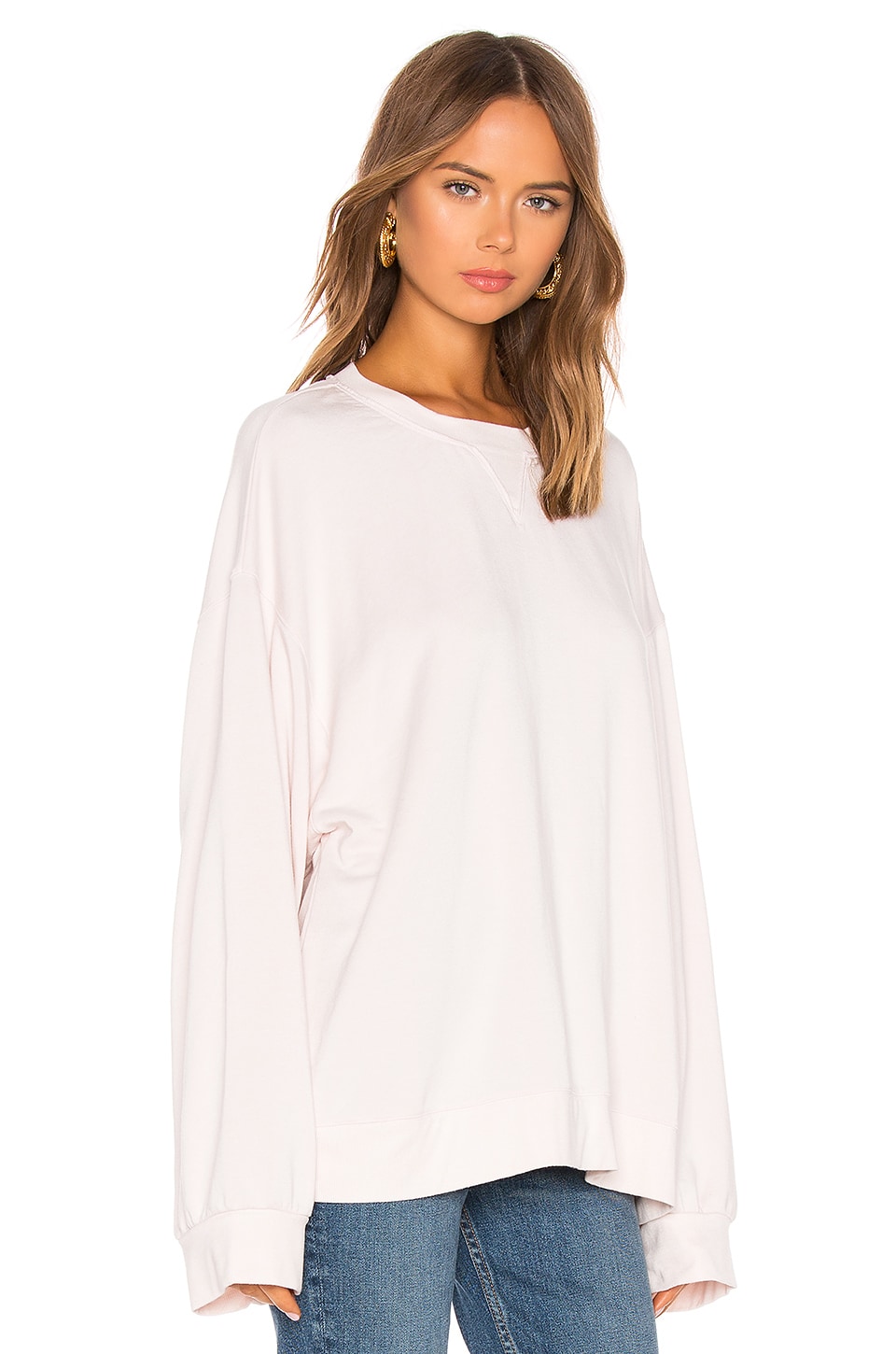 Shop Selkie The Pillow Sweater In Creme